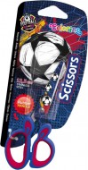 Školní nůžky Football 12,5 cm, kulaté 