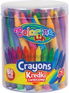 Voskovky 64 barev, kyblík Big Pack