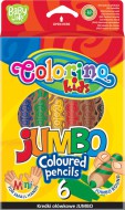 Pastelky kulaté, EXTRA Jumbo, 6 barev 