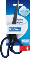kancelářské nůžky Soft Grip, 16,5 cm, černo-mod. kancelářské nůžky Soft Grip 16,5 cm - zvětšit obrázek