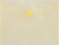 Spisové desky s drukem, PP, A6, žlutá průhledná