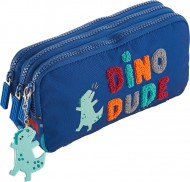 Penál Fun dino, recykl., Tripple Holdall