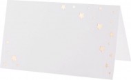 Svatební jmenovky 9,5cm se zlacenými hvězdičkami
