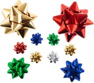 Sada rozetek 12ks 8cm, 5cm, 2,5cm, mix barev