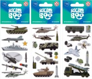 Nálepky Military blistr, 6,5x12,5cm