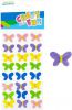Nálepky Motýlek 24ks filcové, mix barev