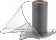 Organza 12cm/10y šedá 076