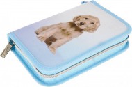 Penál Starpak Cute Dog 1patrový, 2klopy, vybavený - zvětšit obrázek