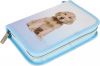 Penál Starpak Cute Dog 1patrový, 2klopy, vybavený