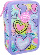Penál 2P CoolPack vybavený, Pastel Heart