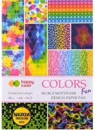 Blok papírů A4 COLORS Fun 16 listů 29 motivů - zvětšit obrázek