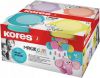 Modelovací hmota KORES Magic Clay Pastel 4x40g