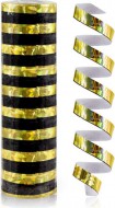 Serpentýna metalická, pruhy černo-zlatá 7mmx4m - zvětšit obrázek