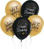 Nafukovací balónky 5ks Happy Birthday 40
