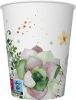 Kelímek papírový 250ml,8ks květiny