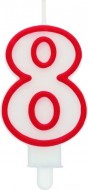 Dortová svíčka číslice 8 - zvětšit obrázek