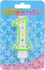 Dortová svíčka číslice 1