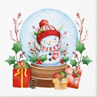Ubrousky vánoční - Sněhulák v kouli, TL235300 - zvětšit obrázek