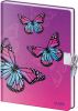 Památník 13x18 cm se zámkem - Butterfly