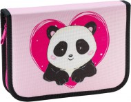 Školní penál jednopatrový Panda Love
