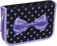 Školní penál jednopatrový Cute bow