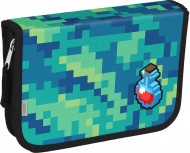 Školní penál jednopatrový Pixel Quest