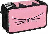 Školní penál třípatrový Cat lady