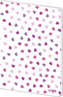 Sešit 544 plastové desky - Hearts