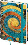 Týdenní diář A5 Twin s poznámkami Spiral