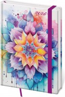 Týdenní diář A5 Vario Mystic s gumičkou