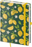 Týdenní diář A5 Vario Lemons s gumičkou
