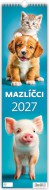 Nástěnný kalendář Mazlíčci - vázanka