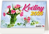 Kalendář Květiny stolní