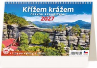 Stolní kalendář Křížem krážem Českou republikou