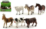 Zvířátka domácí farma plast 12cm, mix druhů