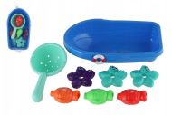 Sada do vany plast lodička, sítko s mořskými zvířátky