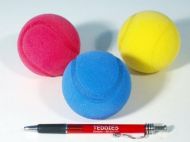 Soft míč na soft tenis pěnový průměr 7cm, 3 barvy