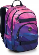 Růžovofialový studentský batoh Topgal VIKI 25032