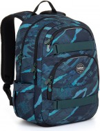 Studentský batoh v modro-tyrkysovém designu Topgal VIKI 25078