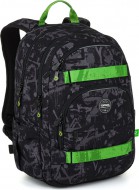 Studentský batoh Grafitti green Topgal VIKI 26041
