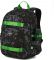 Studentský batoh Grafitti green Topgal VIKI 26041