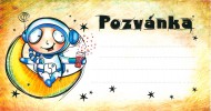 Pozvánka na oslavu - Kosmonaut 10 ks