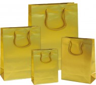 Papírová taška Color velká zlatá - zvětšit obrázek