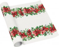 Běhoun stolní airlaid 40x500cm Glory Poinsetia - zvětšit obrázek
