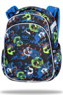 Školní batoh Turtle 16˝ FOOTBALL BLUE