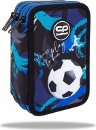 Penál 3 zipy Jumper vybavený - FOOTBALL Navy