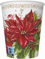Papírový kelímek 0,25l Poinsetia - zvětšit obrázek