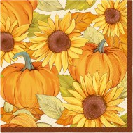 Ubrousky PAW Dekor L (20ks) Pumpkin Sun