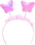 Párty čelenka růžová - Víla - zvětšit obrázek