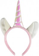 Párty čelenka Jednorožec hologram - zvětšit obrázek